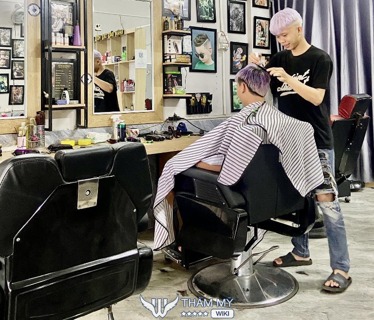Tiệm cắt tóc nam đẹp ở Kon Tum Lâm Barber