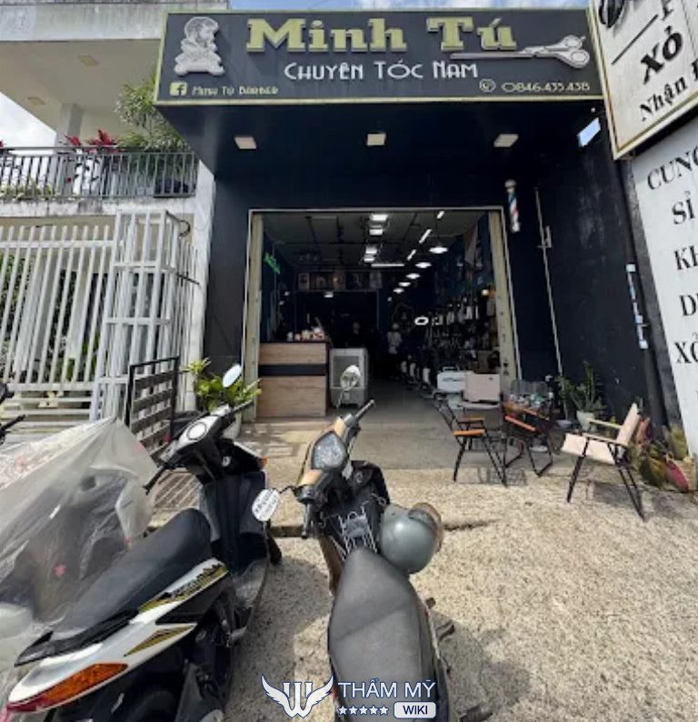 Tiệm cắt tóc nam đẹp ở Lâm Đồng Minh Tú Barber Shop