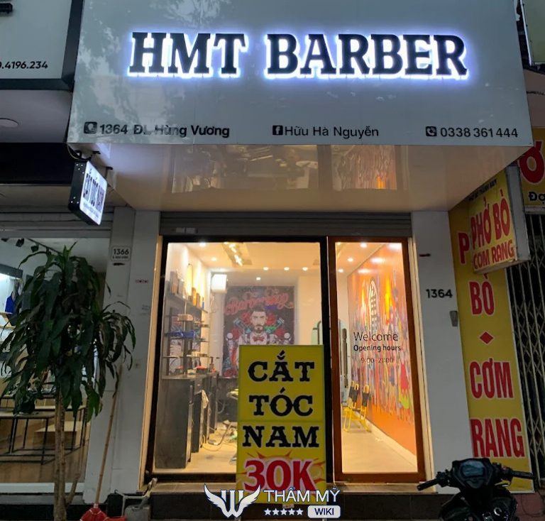 tiệm cắt tóc nam đẹp ở Phú Thọ HMT Barber
