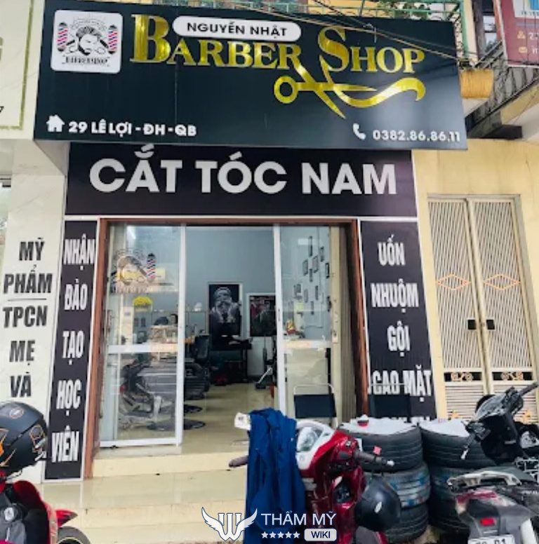 Tiệm cắt tóc nam đẹp ở Quảng Bình Nguyễn Nhật Barber Shop