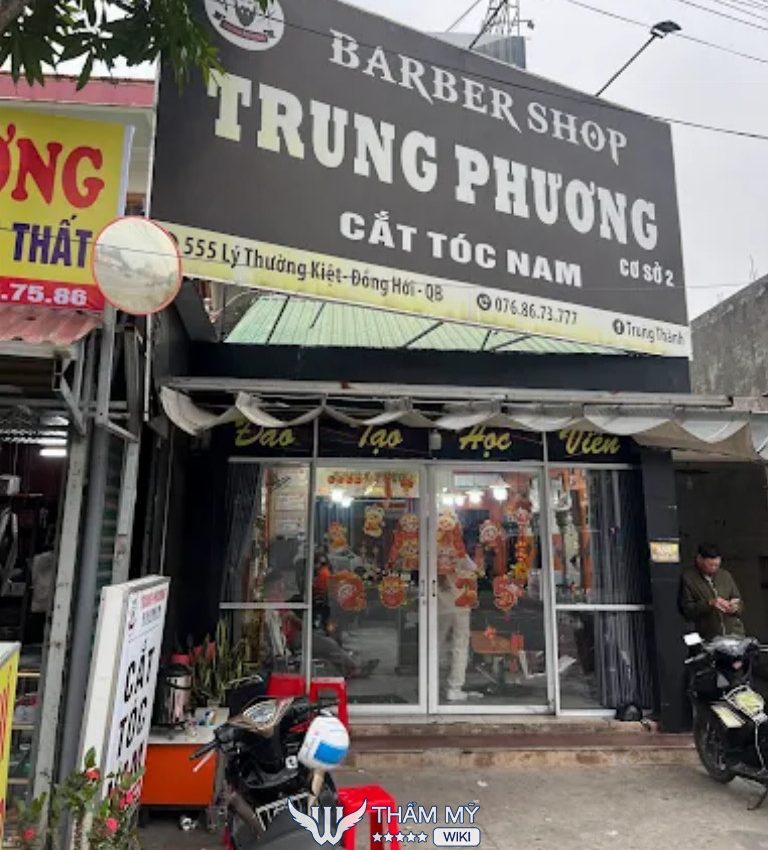 Tiệm cắt tóc nam đẹp tại Quảng Bình Trung Phương Barber Shop 2