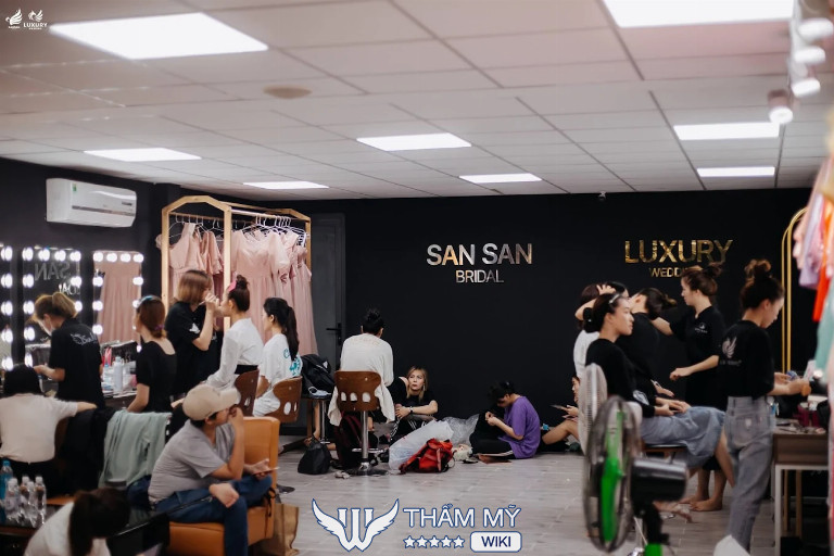 Tiệm trang điểm đẹp ở Bình Thạnh SanSan Bridal