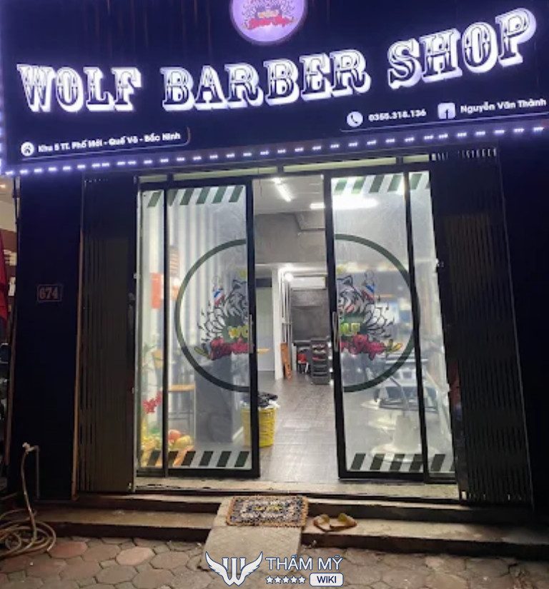Tiệm cắt tóc nam đẹp ở Bắc Ninh Wolf Barbershop