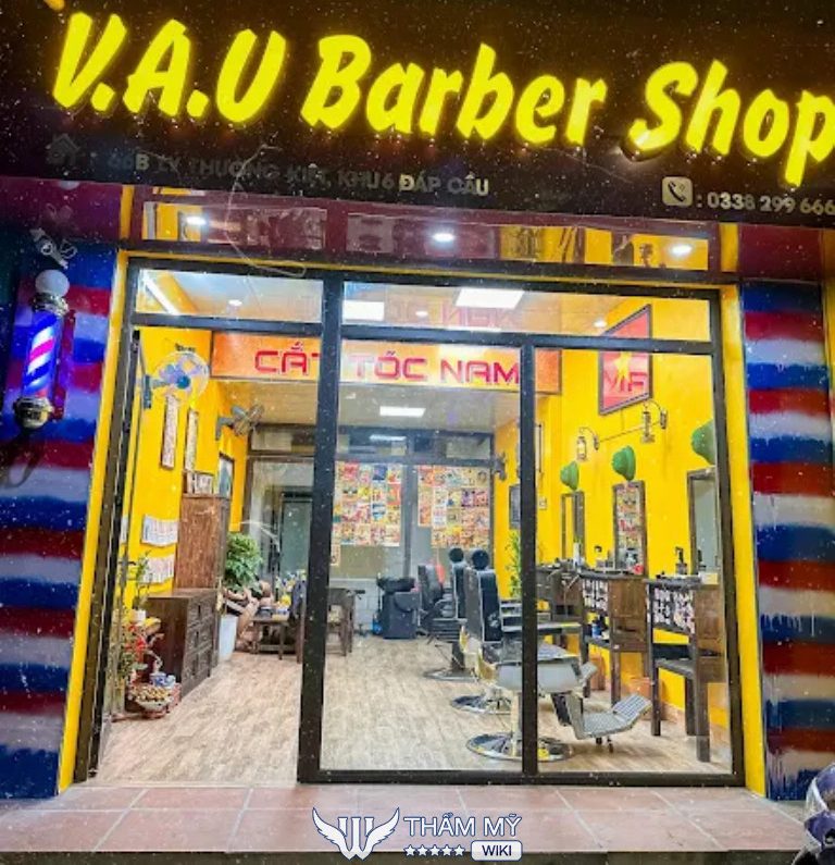 Tiệm cắt tóc nam đẹp ở Bắc Ninh V.A.U Barbershop