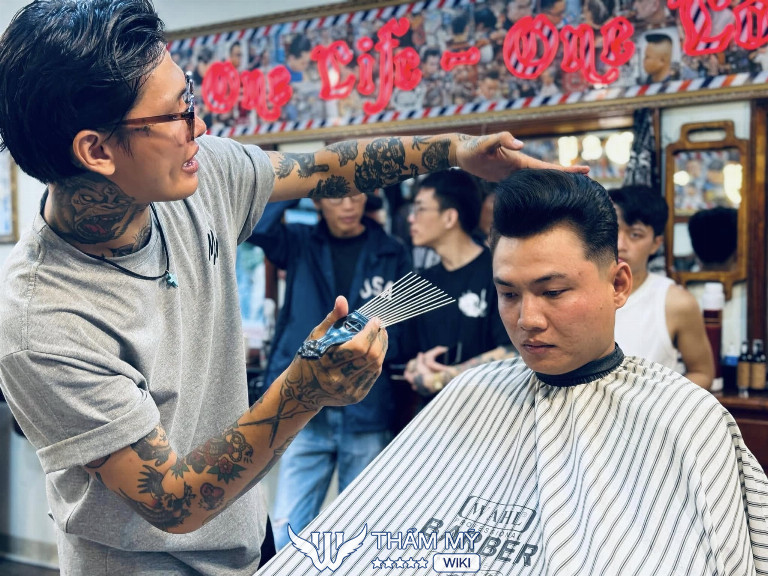 Tiệm cắt tóc nam đẹp ở Ninh Thuận Thịnh Style Barber Shop