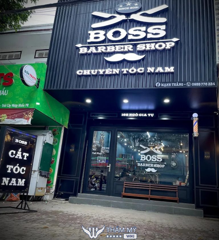 Tiệm cắt tóc nam đẹp ở Ninh Thuận Boss Barbershop