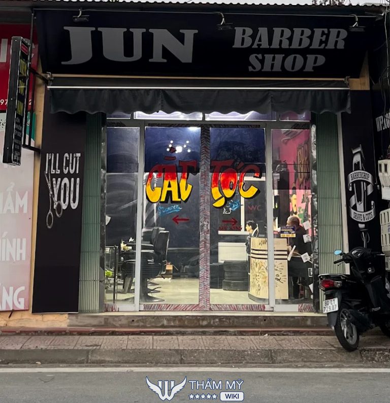  Tiệm cắt tóc nam đẹp ở Vĩnh Phúc Jun BarBer Shop 