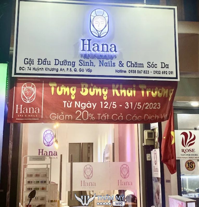 Tiệm gội đầu dưỡng sinh ở Phường An Nhơn Hana Spa 